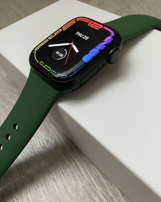 smart watch série 9 vert + un bracelet bonus