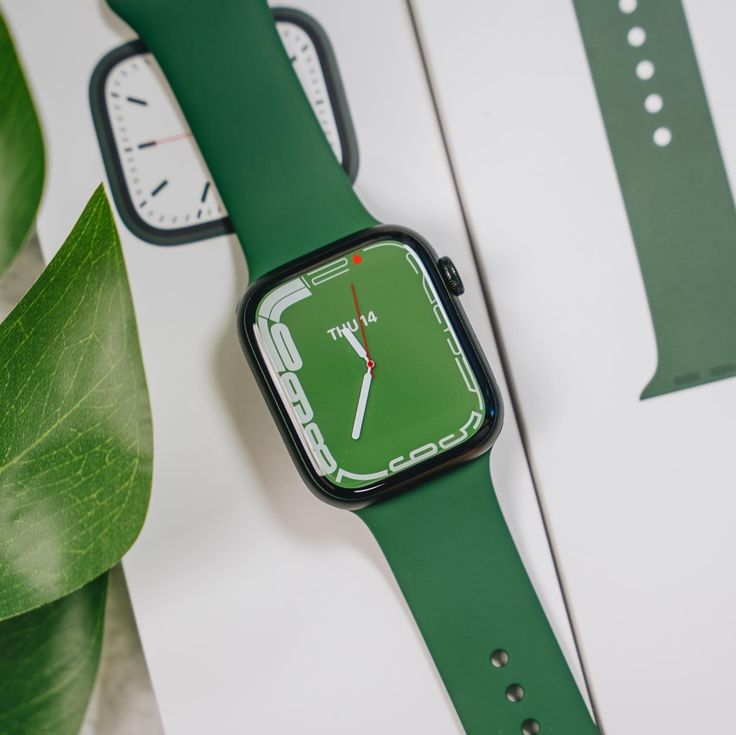 smart watch série 9 vert + un bracelet bonus
